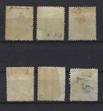 Nederland 1869/1871 - Mooie Wapenzegels NVPH 13-18. - NVPH, Postzegels en Munten, Postzegels | Nederland, Gestempeld