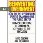 Reinventing Government 9780201523942 David Osborne, Verzenden, Zo goed als nieuw, David Osborne