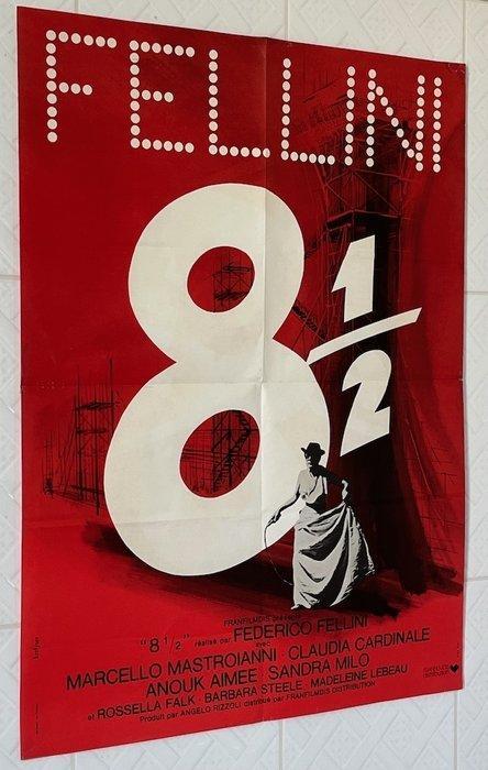 Federico Fellini - 8 1/2 (1963 RR70s) - affiche - Original, Verzamelen, Film en Tv