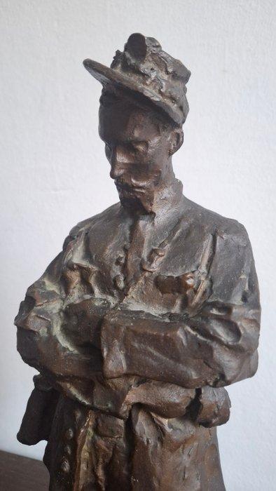 Enrico Butti (1847-1932) - sculptuur, Generale Sirtori, Antiek en Kunst, Antiek | Keramiek en Aardewerk