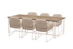 Taste by 4 Seasons Albano dining set latte met Quatro tafel