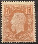 België 1869 - Leopold II 5 frank OBP 37A - OBP 37A