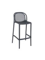 Nieuwe Terras Barstoel Lena - Antraciet- Vintage/Café, Tuin en Terras, Ophalen