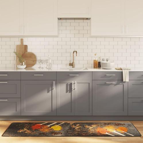 vidaXL Keukenmat wasbaar anti-slip 60x180 cm meerkleurig, Huis en Inrichting, Stoffering | Tapijten en Vloerkleden, Nieuw, Verzenden
