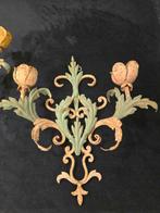 Wandkandelaar (2) - Smeedijzer - Dubbele antieke, Antiek en Kunst