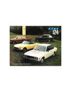1970 FIAT 124 BROCHURE ENGELS (USA), Nieuw