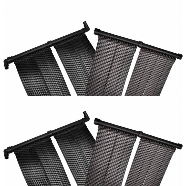vidaXL Solarverwarmingspanelen voor zwembad 4 st 80x620 cm, Tuin en Terras, Zwembaden, Nieuw, Verzenden