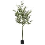 vidaXL Kunstolijfboom 700 blaadjes 180 cm groen, Verzenden, Nieuw
