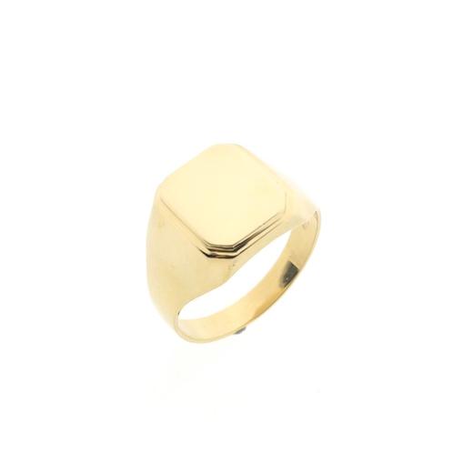 Gouden zegelring | Heren (herenring, gouden ring, geelgoud), Handtassen en Accessoires, Ringen, Heer, Overige kleuren, 20 of groter