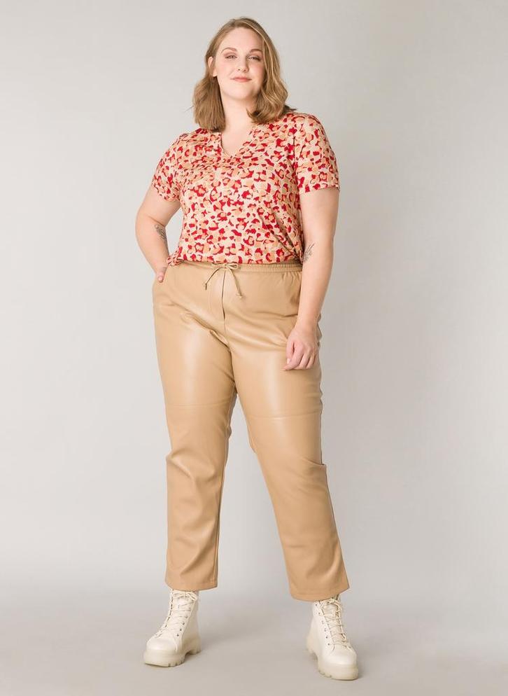 YESTA imitatie leren vegan1(48)Maat 46/48 (XL) of groter, Kleding | Dames, Broeken en Pantalons, Overige kleuren, Nieuw, Maat 46/48 (XL) of groter