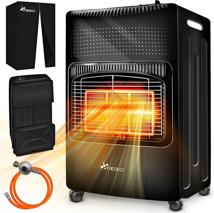 Gaskachel - Gasverwarming - 4200W - incl. Gasdrukregelaar en, Doe-het-zelf en Bouw, Verwarming en Radiatoren, Nieuw, Verzenden