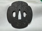 IJzeren Tsuba Katana Samurai-patroon - Ijzer - Mumei  -, Antiek en Kunst