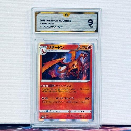 Pokémon Graded card - Charizard #017 - Pokémon - GG 9, Hobby en Vrije tijd, Verzamelkaartspellen | Pokémon