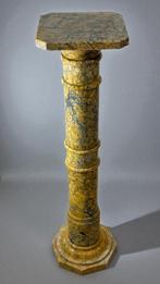 Colonne - Vers 1900 - Colonne en marbre jaune