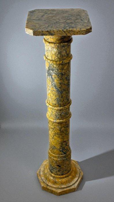 Colonne - Vers 1900 - Colonne en marbre jaune, Antiquités & Art, Antiquités | Meubles | Chaises & Canapés