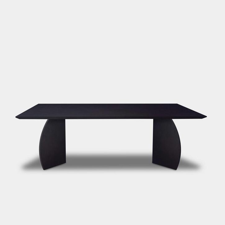 Tafel Rechthoekig Eikenhout  Driehoek  140x90, Huis en Inrichting, Tafels | Eettafels