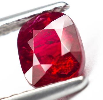 Zonder Minimumprijs Robijn - 1.01 ct - Bellerophon Gemlab - beschikbaar voor biedingen