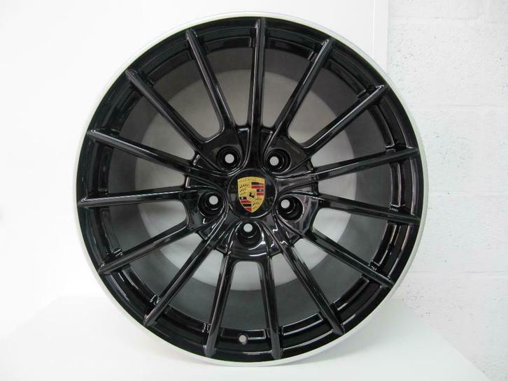 Porsche Panamera (970) ORIGINELE 20inch Sport zwart velgen, Auto-onderdelen, Banden en Velgen, Velg(en), Gebruikt, 20 inch, Personenwagen