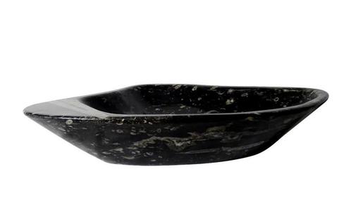Sanifun Waskom Xevera orthoceras marmer zwart, Huis en Inrichting, Badkamer | Badtextiel en Accessoires, Overige typen