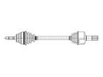 Aandrijfas Links oa OPEL ADAM, CORSA D, CORSA E 1.3D/1.4 07., Ophalen of Verzenden, Nieuw