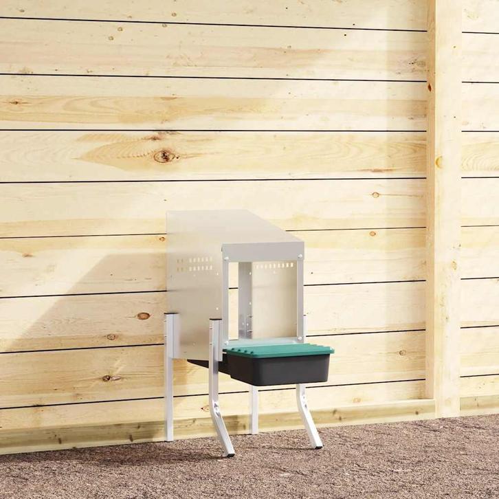 vidaXL Kippennestkast 1 compartiment met poten, Dieren en Toebehoren, Knaagdieren en Konijnen | Hokken en Kooien, Nieuw, Verzenden