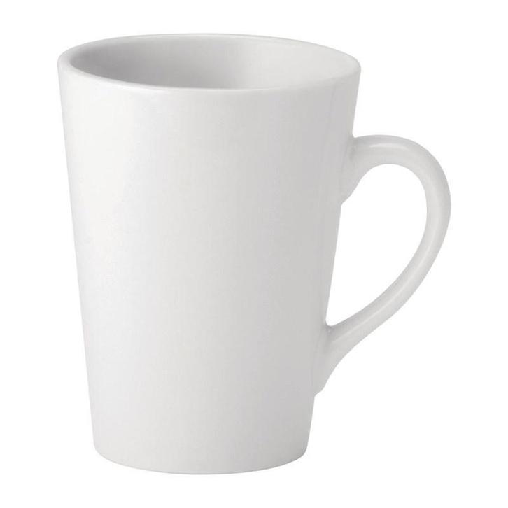 Latte Mokken | PURE WHITE | Porselein | Wit | 34cl | 24, Zakelijke goederen, Horeca | Keukenapparatuur, Nieuw in verpakking, Verzenden