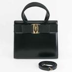 Salvatore Ferragamo - Black Leather 2-way bag - Sac à main, Handtassen en Accessoires, Tassen | Damestassen, Nieuw