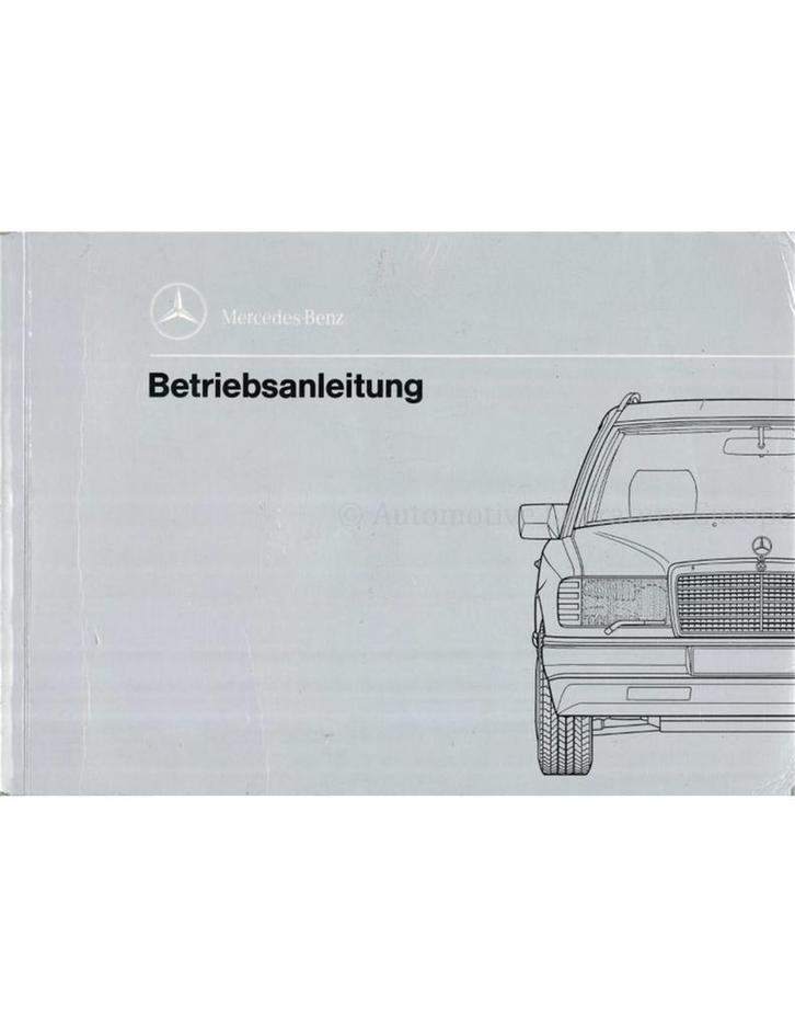 1990 MERCEDES BENZ E KLASSE T INSTRUCTIEBOEKJE DUITS, Autos : Divers, Modes d'emploi & Notices d'utilisation