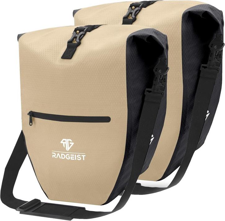 2dekans | RADGEIST fietstas voor bagagedrager set - 2X tas, Fietsen en Brommers, Fietsaccessoires | Fietstassen, Ophalen of Verzenden