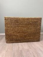 Mand - Elegante XXL Vintage Rieten Opbergmand uit Birma -