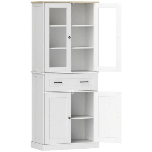 TRUUSK Keukenkast met Lade en Verstelbare Legplanken - Acryl, Huis en Inrichting, Kasten | Overige, Verzenden