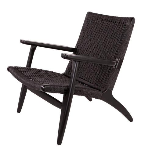 Lounge stoel Easy Chair zwart, Maison & Meubles, Fauteuils, Envoi