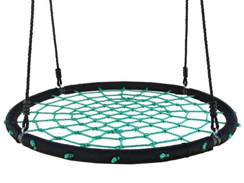 Nestschommel - open gevlochten - 100 cm diameter - 165 cm..., Kinderen en Baby's, Speelgoed | Buiten | Speeltoestellen, Nieuw