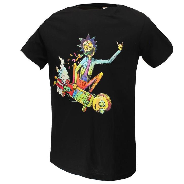 Rick and Morty Acid Skateboard Steez T-Shirt - Officiële, Kleding | Heren, T-shirts