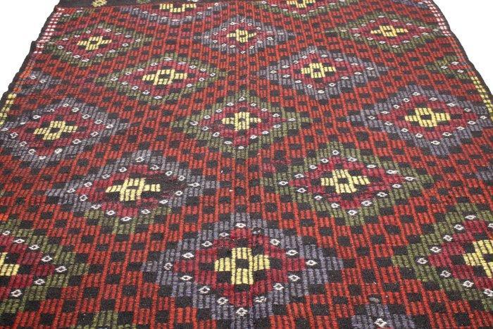 Met de hand gemaakt oosters tapijt - Kelim - 208 cm - 285 cm, Huis en Inrichting, Stoffering | Tapijten en Vloerkleden