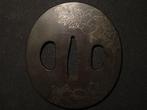 Shibuichi Plum Tree Tsuba : C5-322 - Shibuichi - Japon -, Antiquités & Art