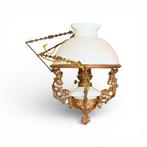 Plafondlamp - Messing, Kristal - Luxe Quinqué