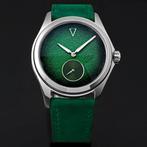 Aryon - Minimal Enamel Green Automatic Watch - Limited, Handtassen en Accessoires, Nieuw