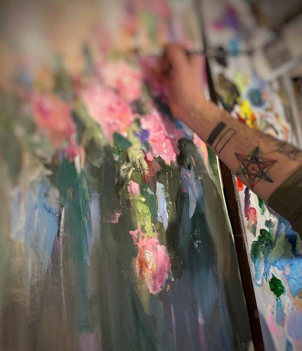 RHUL RODRIGUEZ (1981, SPAIN) - FLORES EN LA ADVERSIDAD - No, Antiek en Kunst, Kunst | Designobjecten