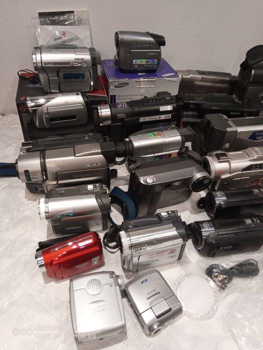 Sony, Canon, JVC, Samsung Job lot of camcorders mini dv,hi8, Verzamelen, Foto-apparatuur en Filmapparatuur
