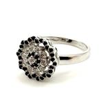 Ring - 18 karaat Witgoud Diamant (Natuurlijk) - Diamant, Handtassen en Accessoires, Ringen, Nieuw