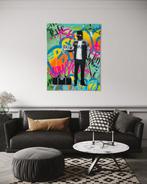 Sinao - Hitch Hiker [100% handmade], Antiek en Kunst, Kunst | Schilderijen | Modern