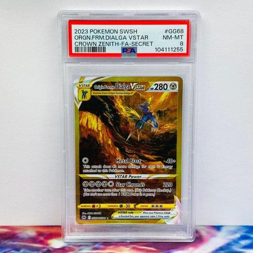 Pokémon Graded card - Origin Forme Dialga VSTAR #GG68 Crown, Hobby en Vrije tijd, Verzamelkaartspellen | Pokémon