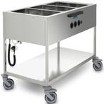 Bain-Marie Wagen | Elektrisch | 3x 1/1 GN |  90°C | 2.1kW, Zakelijke goederen, Verzenden, Nieuw in verpakking