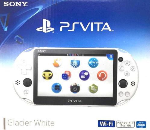 PS Vita Slim Glacier White in Doos (Nette Staat & Krasvri..., Games en Spelcomputers, Spelcomputers | Sony PlayStation Vita, Zo goed als nieuw
