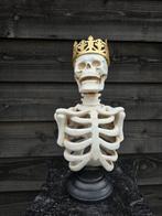 Beeld, King Skeleton - 40 cm - Hars, Antiek en Kunst