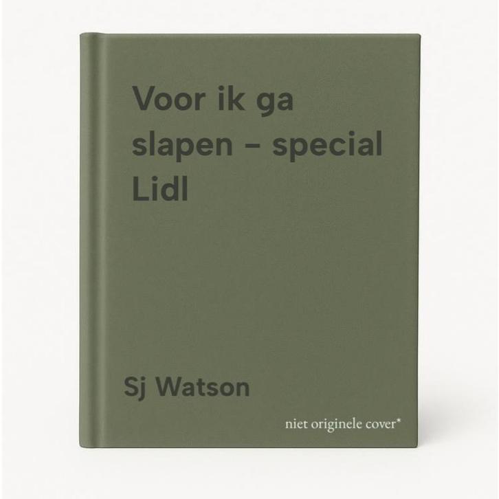 Voor ik ga slapen - special Lidl 9789026355905 Sj Watson, Boeken, Thrillers, Gelezen, Verzenden