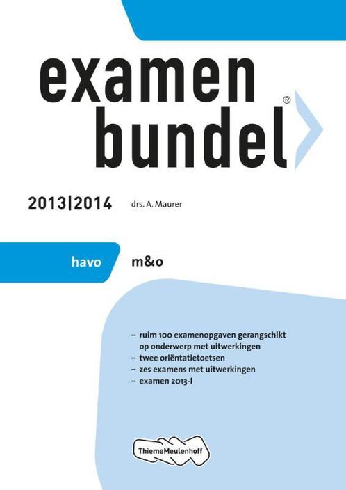 Examenbundel 2013/2014 havo m&o 9789006080254, Livres, Livres scolaires, Envoi
