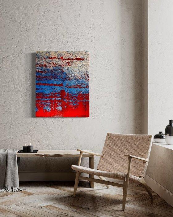 Ronan Martin - Poppies flying in the Sky, Antiek en Kunst, Kunst | Schilderijen | Modern