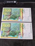 Frankrijk. - 2 x 500 Francs - 1995 - Conse - Pick 160